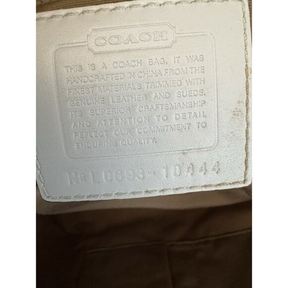 Coach Hampton Weekend Tote Bag Patchwork Handbag Purse Satchel Y2K - Picture 9 of 16